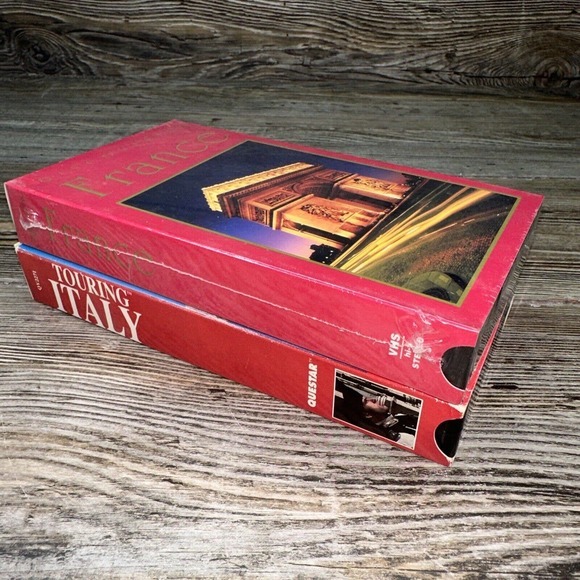 VHS Travel Lot - Touring Italy (VHS, 1998) & New In Package Discovering France - Picture 4 of 4